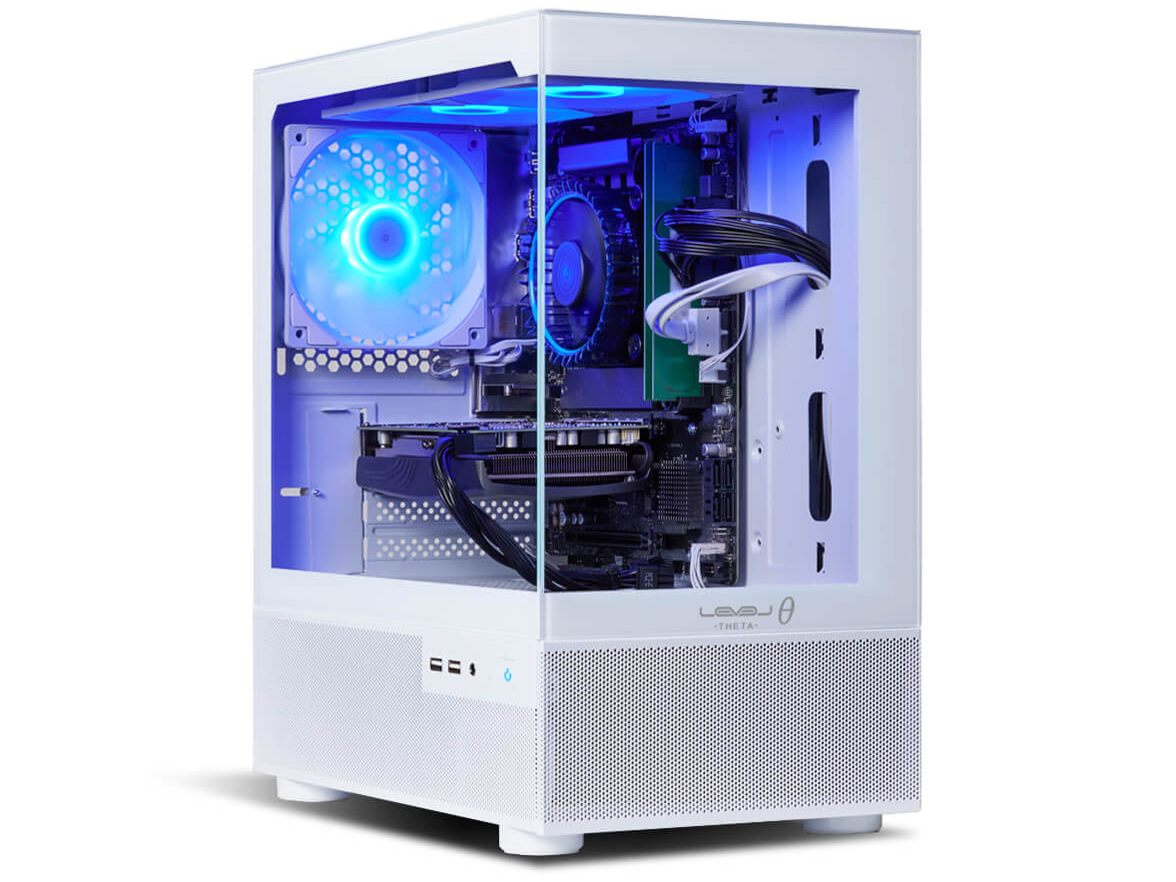 LEVEL�� Ryzen 7 7700�ERTX 3050�E16GB�������E500GB NVMe M.2 SSD�ELEVEL-M2A6-R77-LAX-WHITE [�z���C�g] �̐��i�摜