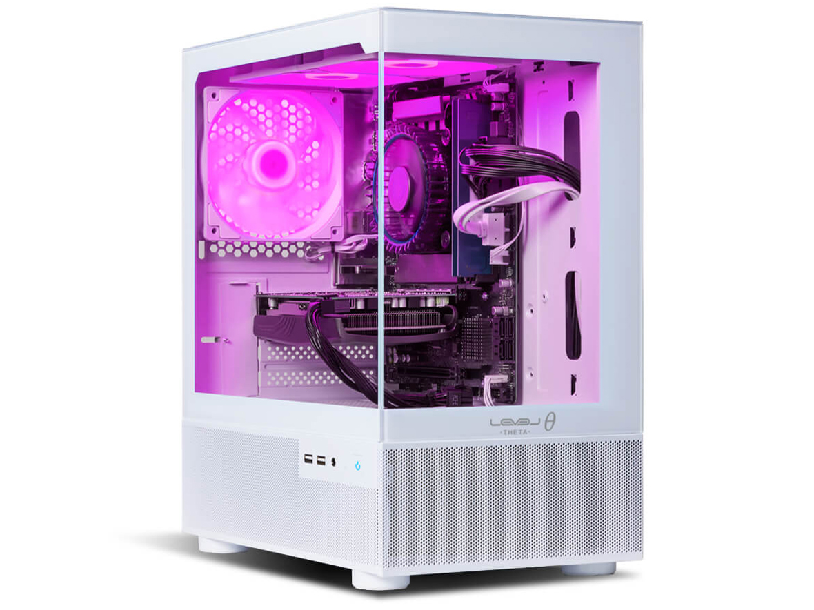 LEVEL�� Ryzen 7 7700�ERX 6600�E16GB�������E500GB NVMe M.2 SSD�ELEVEL-M2A6-R77-DPX-SAKURA [������] �̐��i�摜