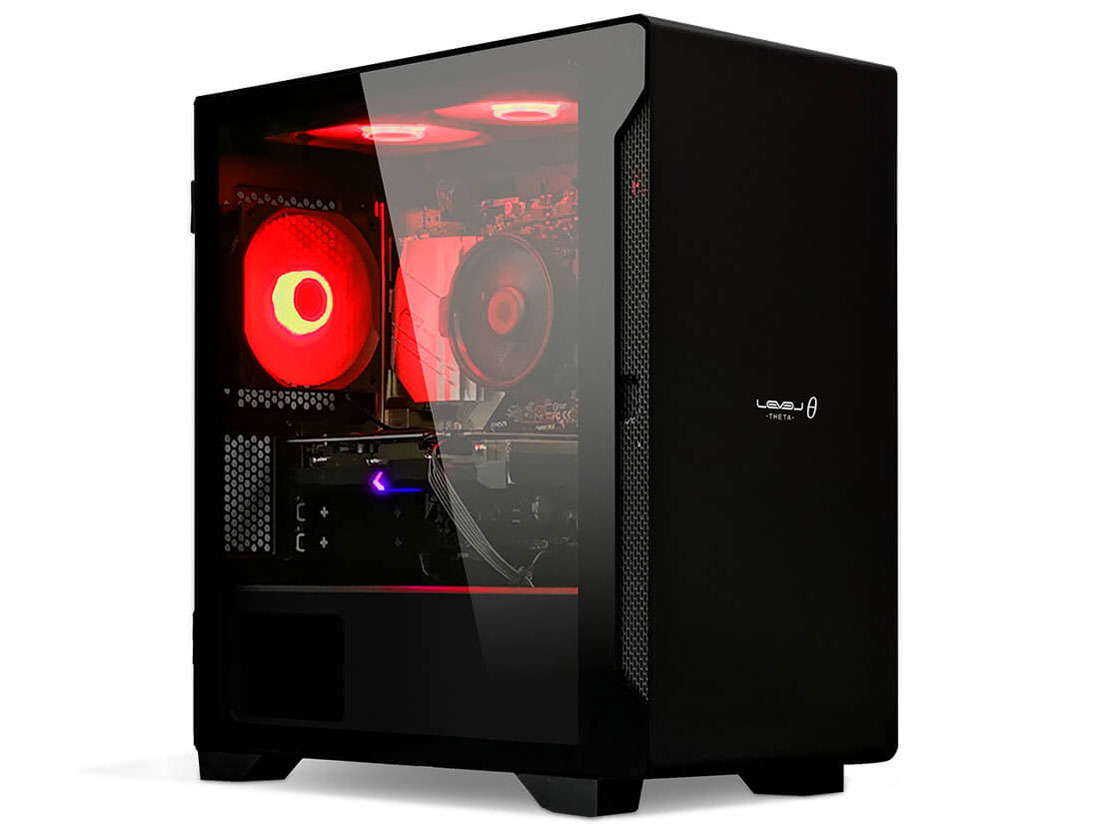 LEVEL�� Ryzen 7 7700�ERTX 4060�E16GB�������E500GB NVMe M.2 SSD�ELEVEL-M1A6-R77-RLX-BLACK [�u���b�N] �̐��i�摜