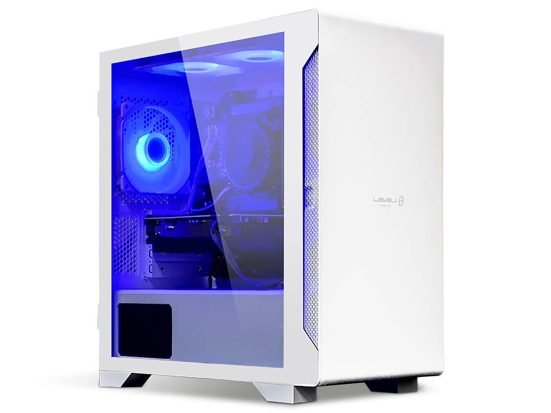 LEVEL�� Ryzen 7 7700�ERTX 4060�E16GB�������E500GB NVMe M.2 SSD�ELEVEL-M1A6-R77-RLX-WHITE2 [�z���C�g] �̐��i�摜