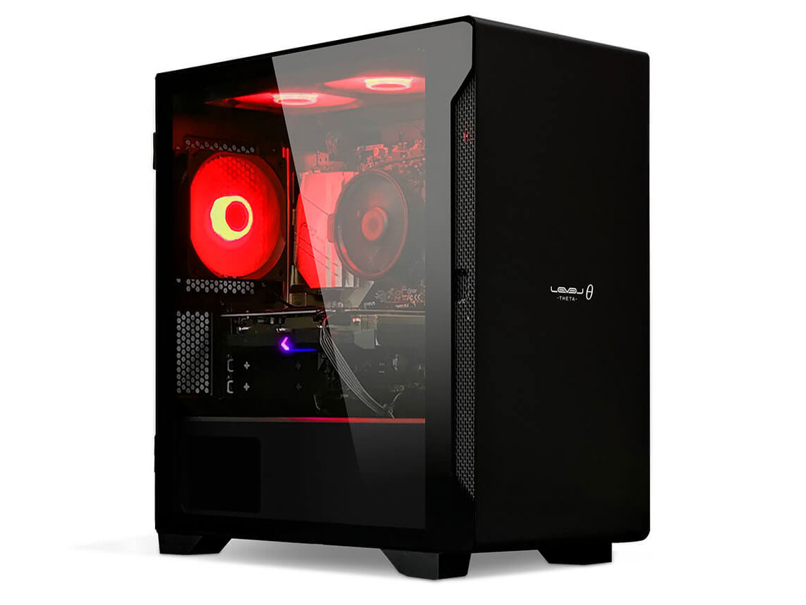 LEVEL�� Ryzen 7 7800X3D�ERTX 4070�E16GB�������E500GB NVMe M.2 SSD�ELEVEL-M1A6-LCR78D-TLX-BLACK [�u���b�N] �̐��i�摜