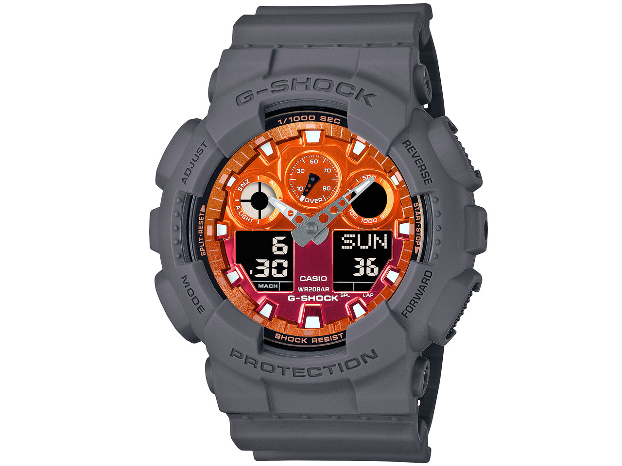 G-SHOCK Flame inside�V���[�Y GA-100FL-8AJF �̐��i�摜