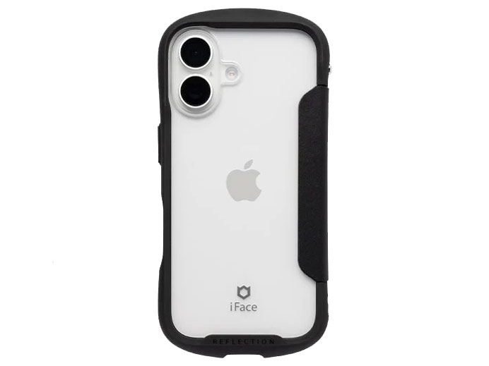 iFace Reflection �_�C�A���[ �P�[�X iPhone 16�p [�u���b�N] �̐��i�摜
