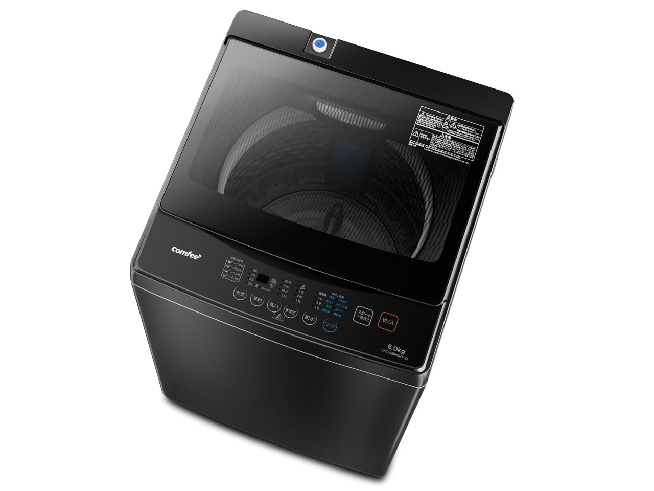 洗濯機 Comfee CACO6EW60/T-S SES268羽 動作品 Amazon | コンフィー(COMFEE') 全自動洗濯機 6kg 一人暮らし