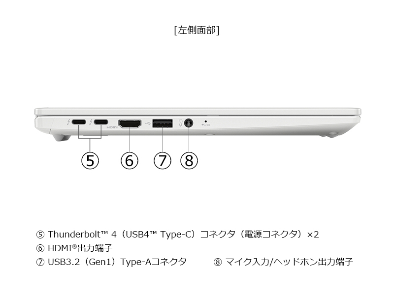 dynabook GZ/HY ���i.com���� W6GZHY5CAW-K 13.3�^�t��HD Core i5 1340P 512GB SSD Office�Ȃ� [�p�[���z���C�g]