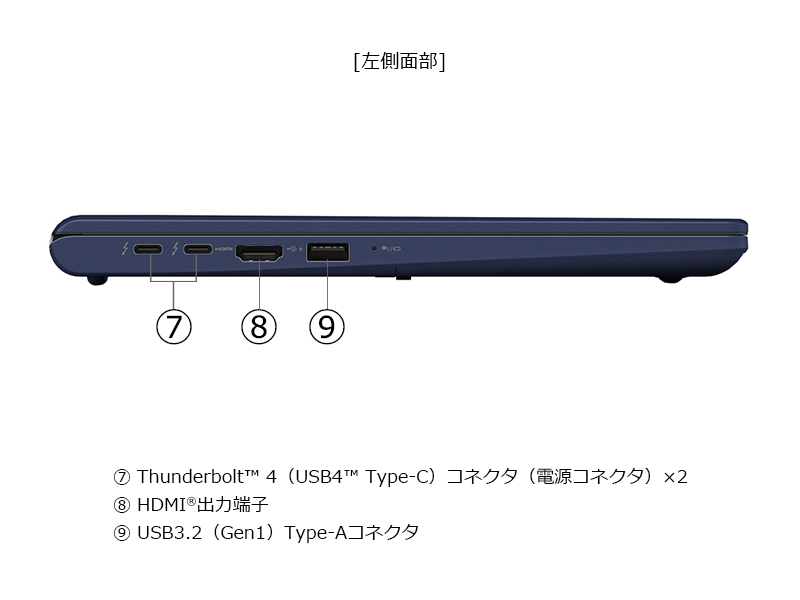 dynabook XZ/HY ���i.com���� W6XZHY7CAL-K 13.3�^WUXGA Core i7 1360P 1TB SSD Office�Ȃ� [�_�[�N�e�b�N�u���[]