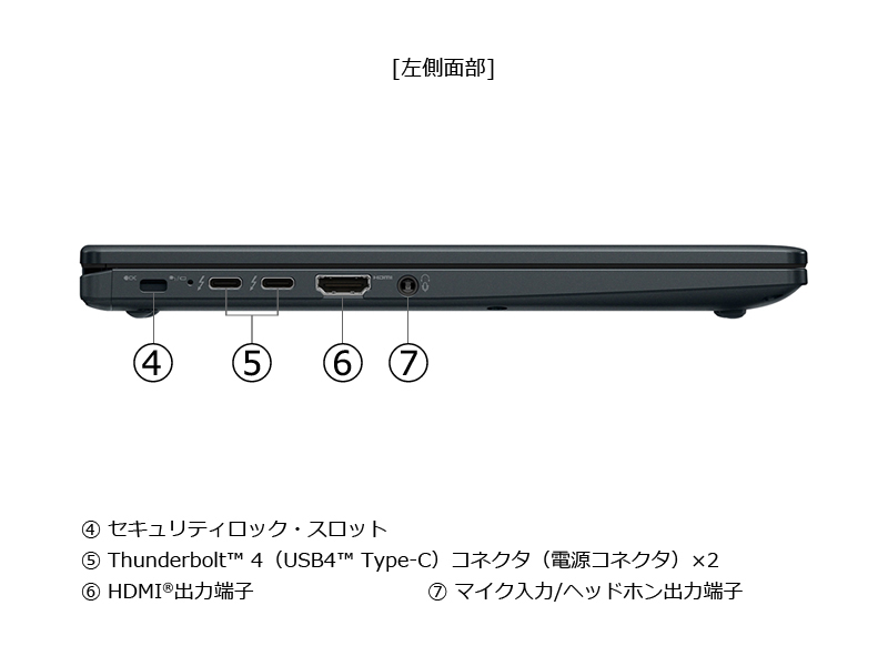 dynabook VZ/MY ���i.com���� W6VZMY5CAL-K �^�b�`�p�l������13.3�^�t��HD Core i5 1335U 512GB SSD Office�Ȃ� [�_�[�N�u���[]
