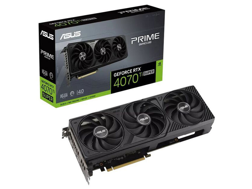 PRIME-RTX4070TIS-16G (GeForce RTX 4070 Ti SUPER 16GB) [PCIExp 16GB] �h�X�p�����胂�f�� �̐��i�摜