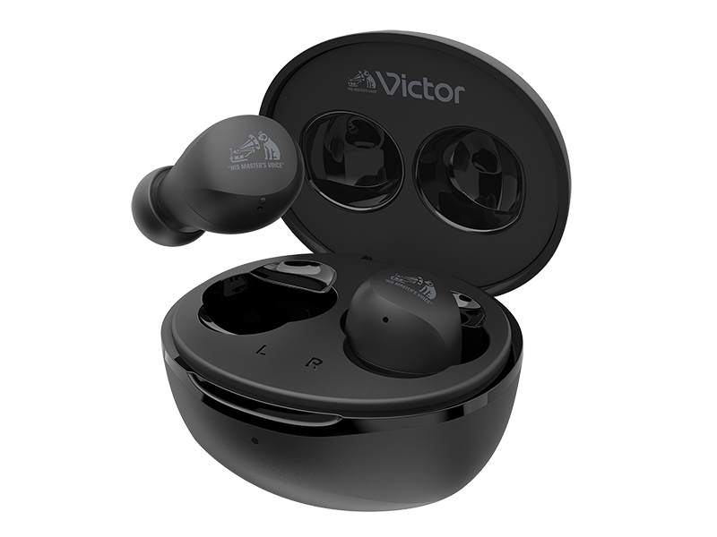 JVCケンウッド Victor HA-A22T ワイヤレスイヤホン　パープル JVC ビクター 完全ワイヤレスイヤホン HA-A30T2-V パープル