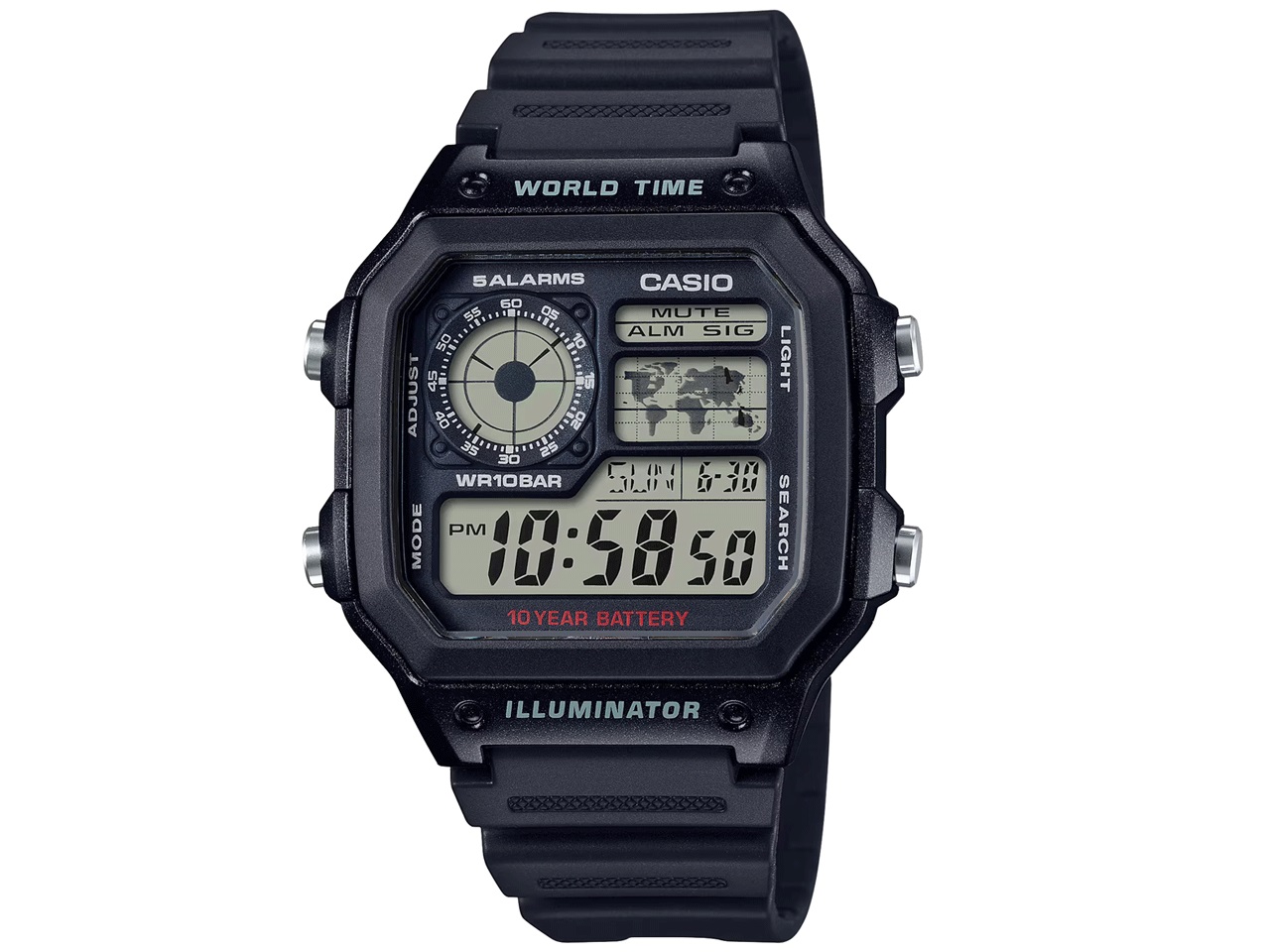 CASIO Collection STANDARD AE-1200WH-1AJH