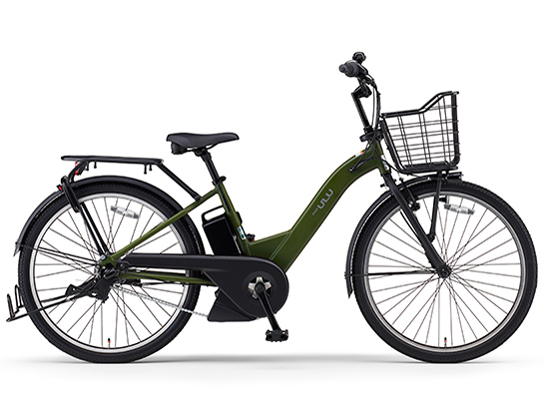 [556]送料無料 ヤマハ PASNatua 電動自転車 充電器付き 電動アシスト自転車 PAS With 26インチ マットナチュラル
