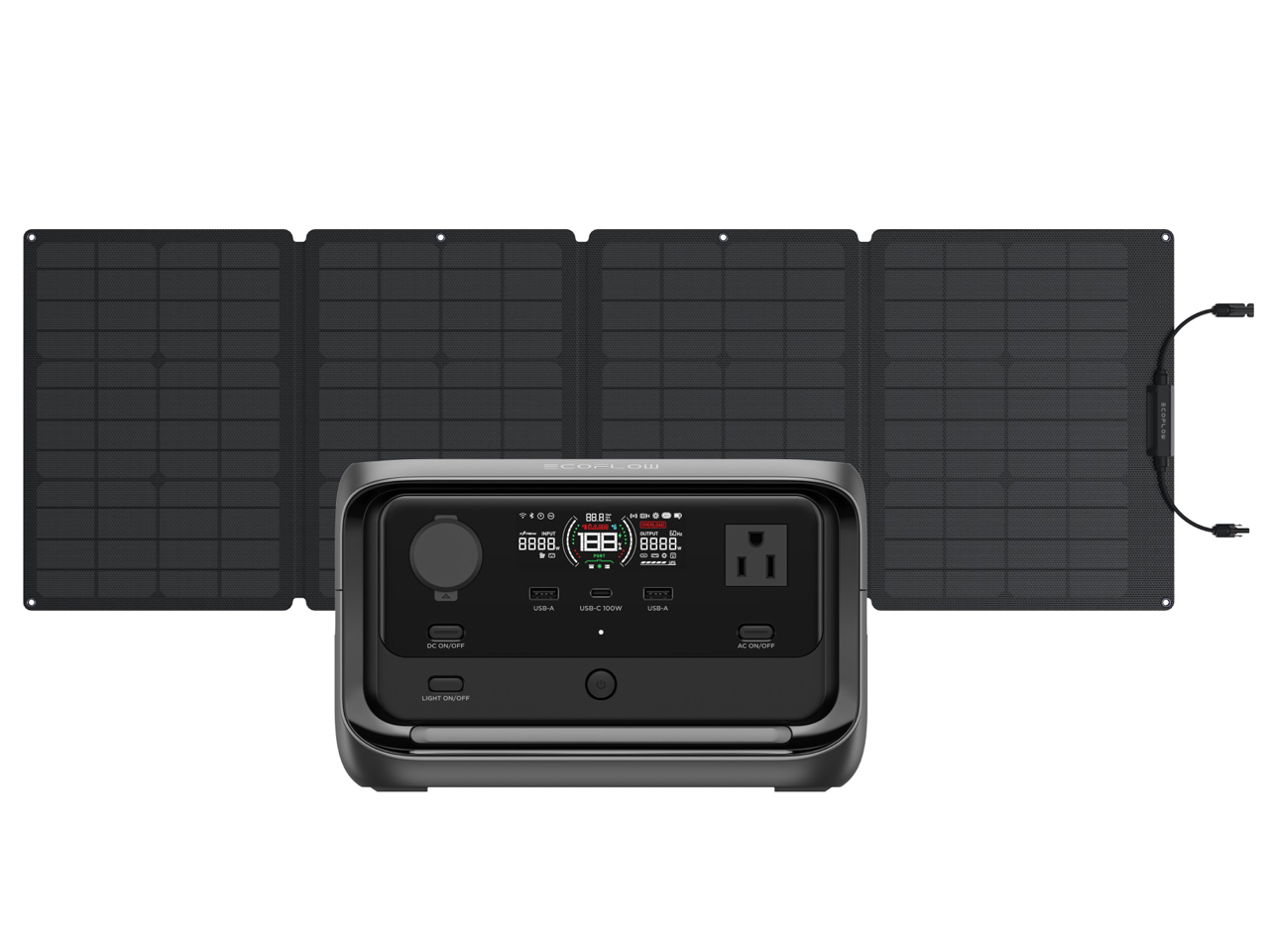 EcoFlow RIVER 3 Plus+110W�\�[���[�p�l���Z�b�g