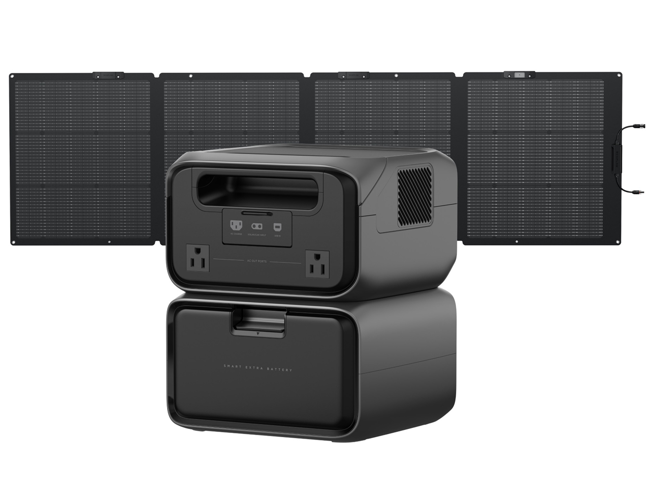 EcoFlow RIVER 3 Max Plus + 220W�Жʃ\�[���[�p�l��Gen2�Z�b�g