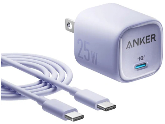 Anker Charger (25W) with USB-C & USB-C �P�[�u�� B26561Q1 [�p�[�v��] �̐��i�摜