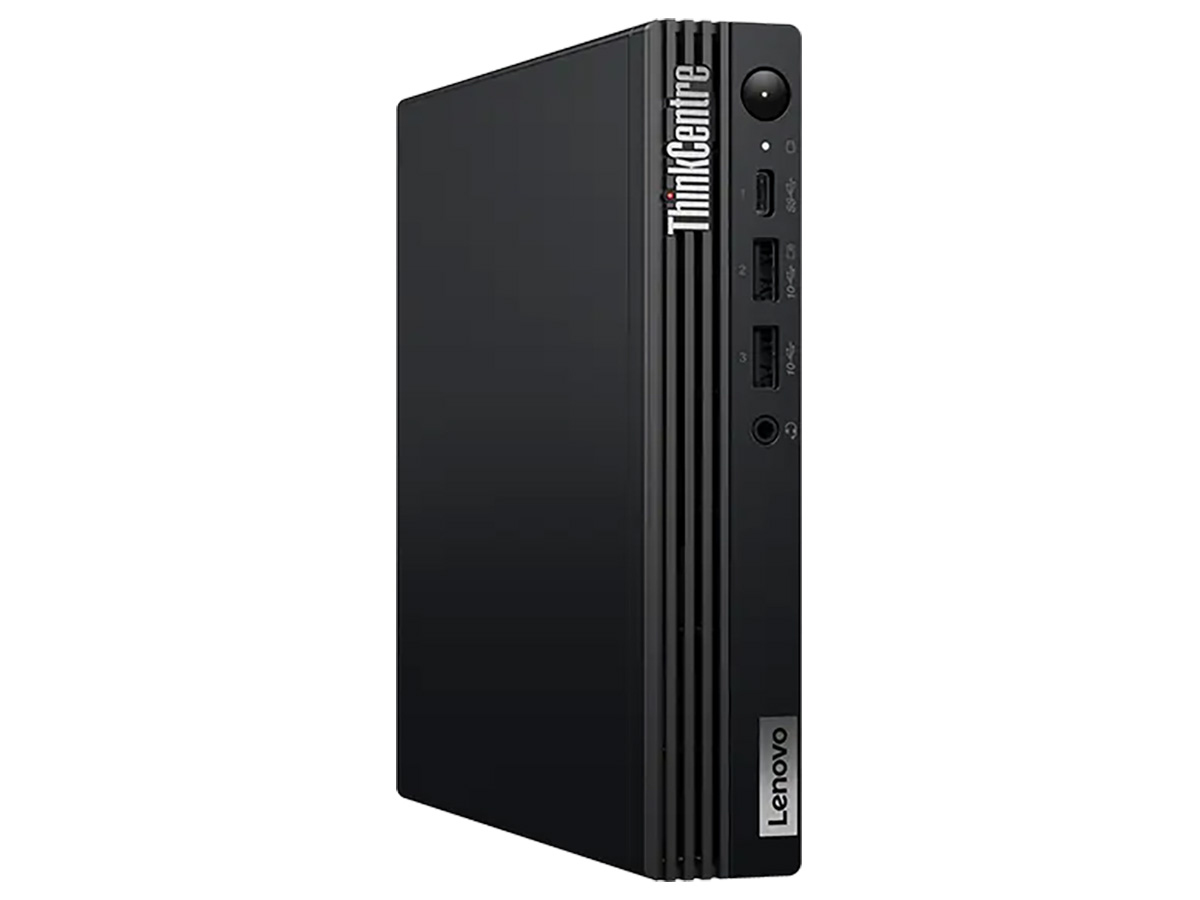 ThinkCentre M70q Tiny Gen 5 Windows 11 Pro�ECore i5 14400T�E16GB�������[�E512GB SSD���� 12TES5FC00 [�u���b�N] �̐��i�摜