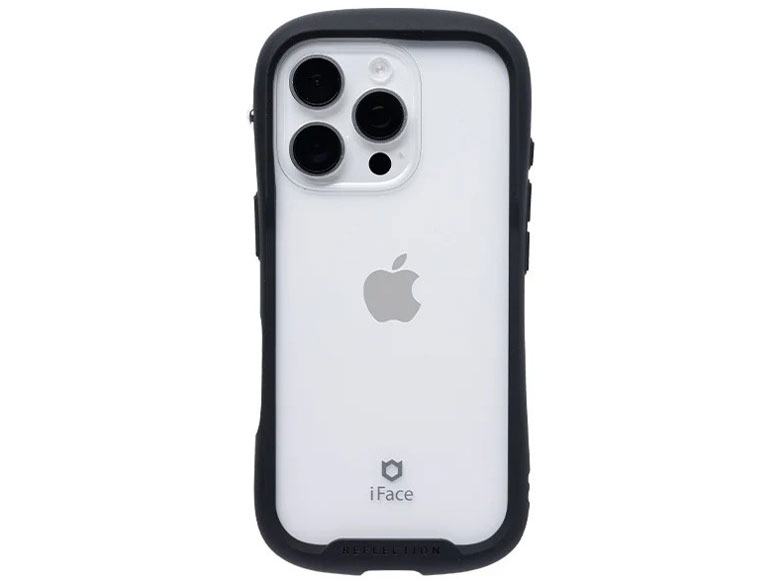 iFace Reflection �����K���X�N���A�P�[�X iPhone 16 Pro�p [�u���b�N] �̐��i�摜