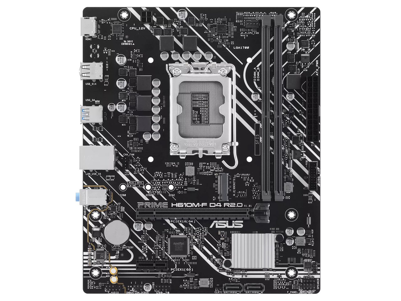 PRIME H610M-F D4 R2.0-CSM �p�\�R���H�[���胂�f�� �̐��i�摜