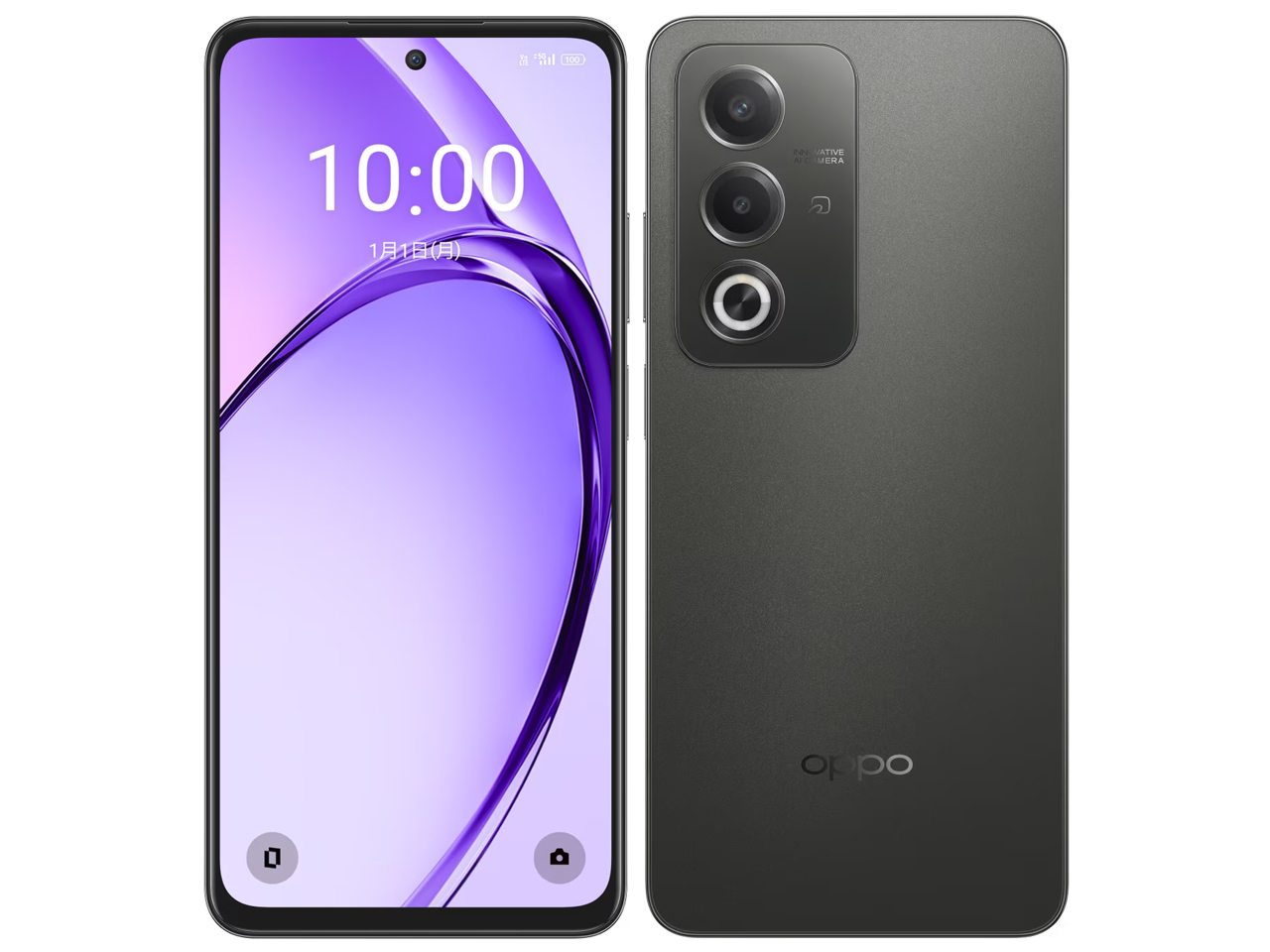 OPPO A3 5G �y�V���o�C�� [�u���b�N] �̐��i�摜
