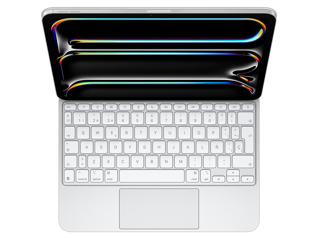 11�C���`iPad Pro(M4)�p Magic Keyboard �X�y�C���� MWR03E/A [�z���C�g] �̐��i�摜