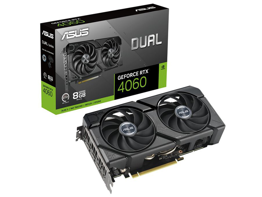 DUAL-RTX4060-8G-EVO (GeForce RTX 4060 8GB) [PCIExp 8GB] �h�X�p�����胂�f�� �̐��i�摜