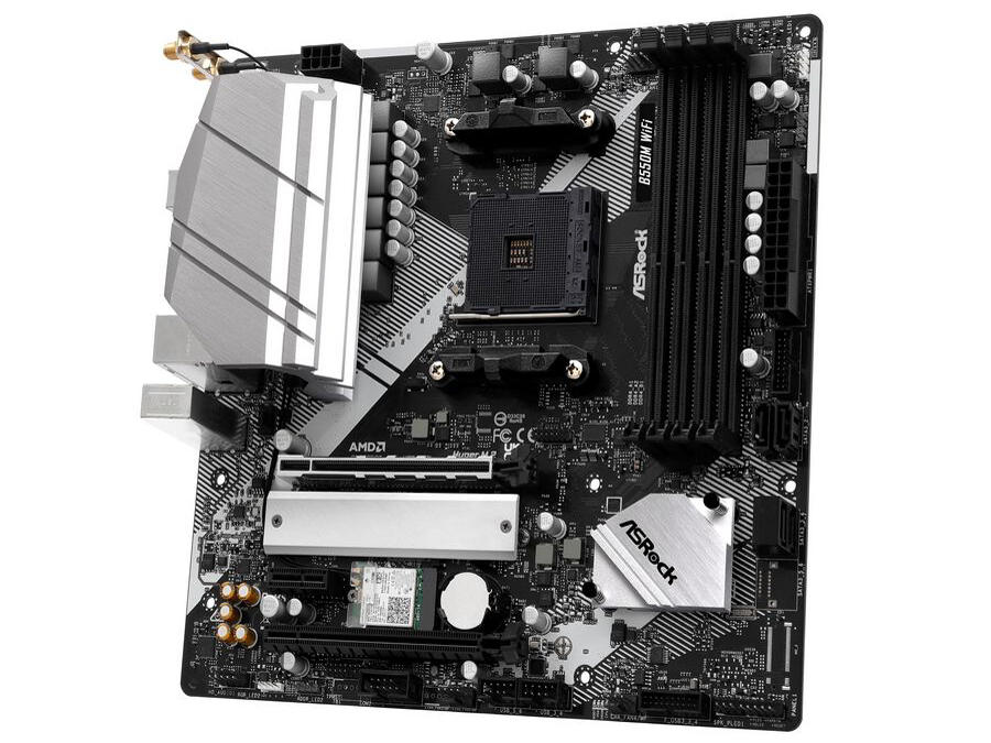 B550M WiFi (B550 AM4 MicroATX) �h�X�p�����胂�f��