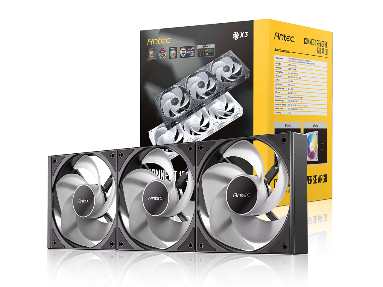 Connect 120 Reverse ARGB_3PK �̐��i�摜