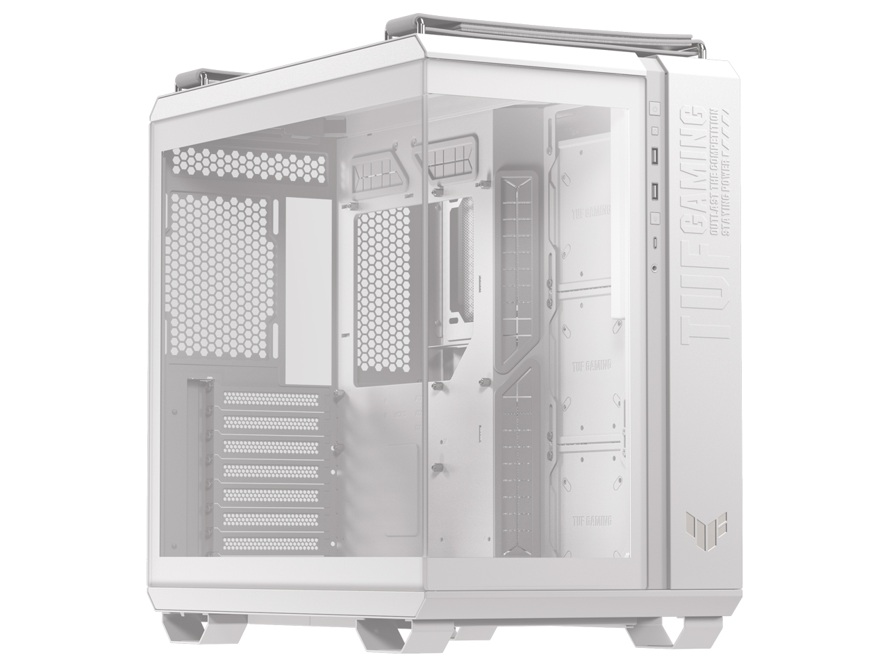新品未使用 ASUS TUF Gaming GT502 Horizon ASUS TUF Gaming GT502 Horizon ARGB Black Mid-Tower Case