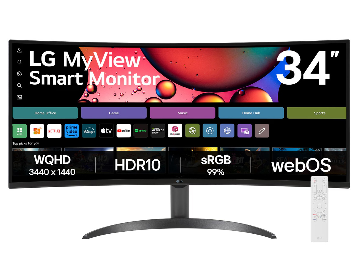 MyView Smart Monitor 34SR60QC-B [34インチ ブラック]
