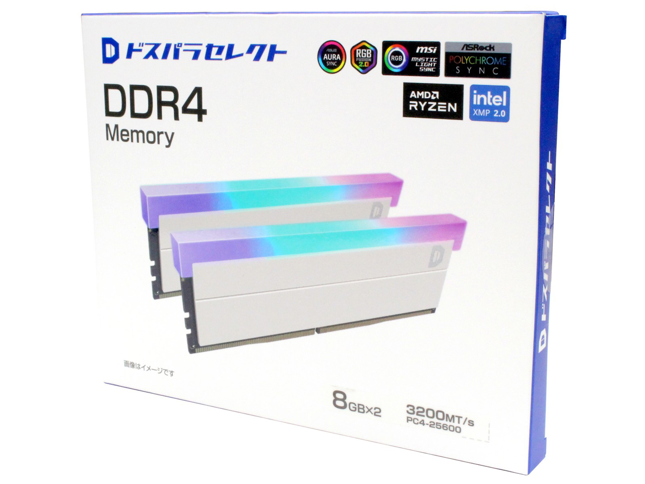 D4D3200-8G2A1-RGB-WH [DDR4 PC4-25600 8GB 2���g]