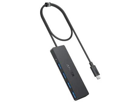 USB-C �f�[�^ �n�u (4-in-1 5Gbps) A8309012 [�u���b�N] �̐��i�摜