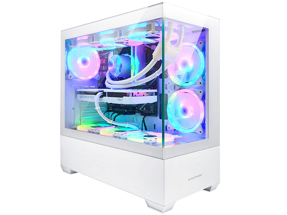 �� GP-V3 Ryzen 7 7800X3D�ERTX 4070 SUPER�ENVMe M.2 SSD 500GB�E16GB�������ECPU����t�@���EWindows 11 [�z���C�g] �̐��i�摜