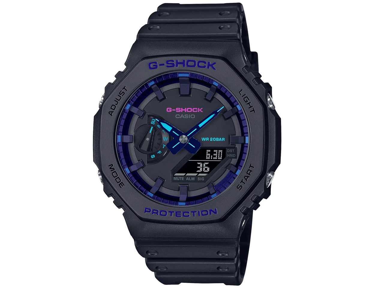 G-SHOCK GA-2100VB-1A [�C�O���f��] �̐��i�摜