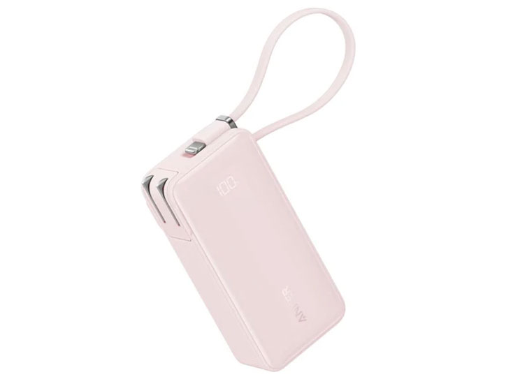 Power Bank (10000mAh Fusion Built-In ���C�g�j���O�P�[�u��) A1637152 [�s���N] �̐��i�摜