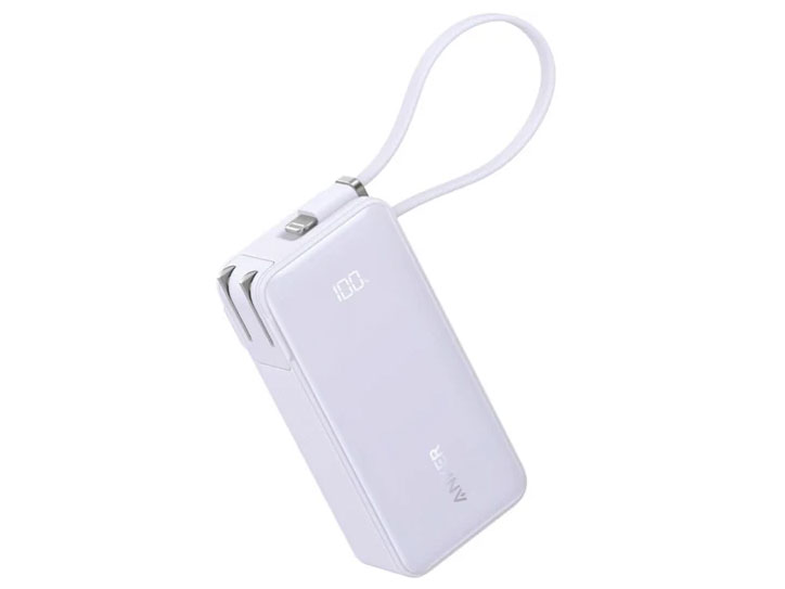 Power Bank (10000mAh Fusion Built-In ���C�g�j���O�P�[�u��) A16371V2 [�p�[�v��] �̐��i�摜