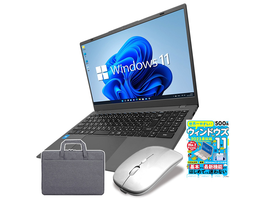 NC15J �C���e�� N95�ENVMe SSD 256GB�E12GB�������E15.6�C���` �t��HD�E���{��z��L�[�{�[�h�EWindows 11�E�p�\�R���o�b�O�E���C�����X�}�E�X�t�� �̐��i�摜