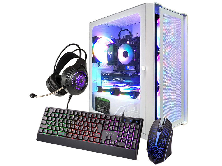 �� WHM Ryzen 7 5700X�ERTX 4060�ENVMe M.2 SSD 500GB�E16GB�������EWindows 11�E�Q�[�~���O�L�[�{�[�h&�}�E�X�E�Q�[�~���O�w�b�h�Z�b�g�t�� [�z���C�g] �̐��i�摜