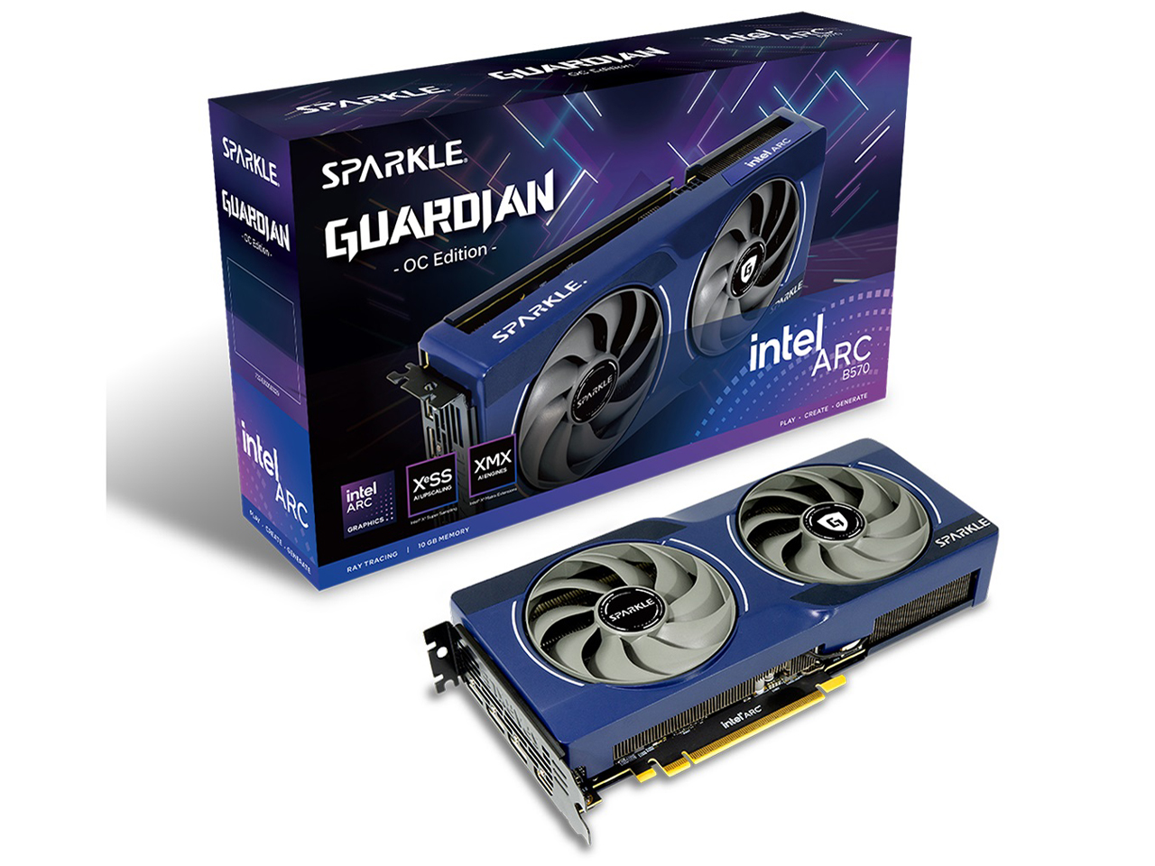SPARKLE Intel Arc B570 GUARDIAN OC SB570G-10GOC [PCIExp 10GB] �̐��i�摜