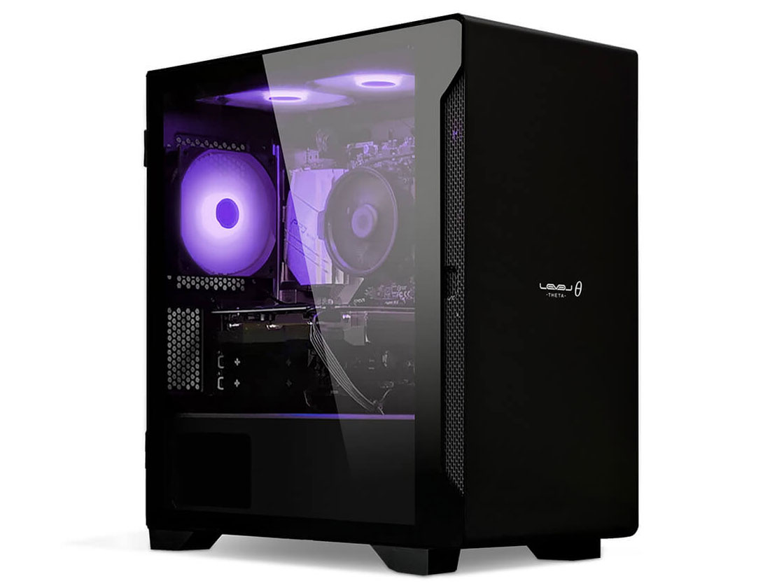 LEVEL�� Ryzen 5 7500F�ERTX 4060Ti�E16GB�������E500GB NVMe M.2 SSD�ELEVEL-M1A6-R75F-STX [�p�X�e�� ���C���b�N/�u���b�N] �̐��i�摜