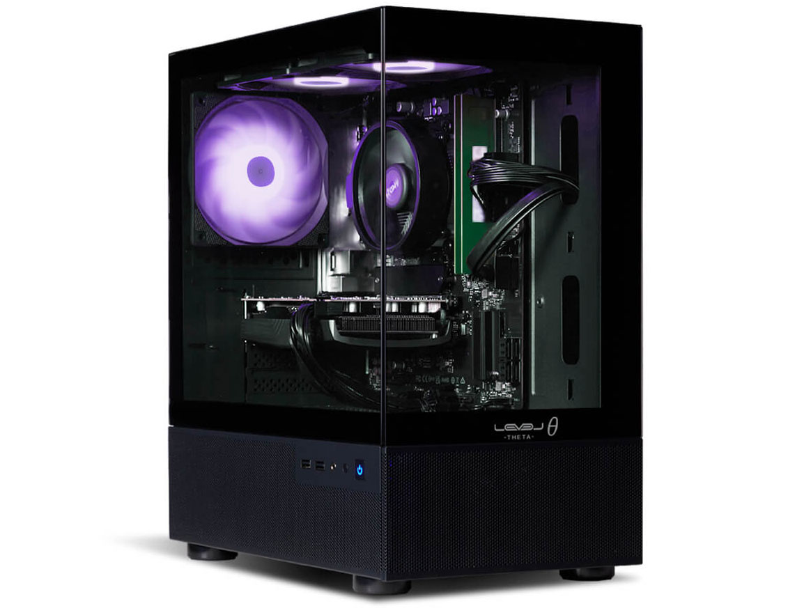 LEVEL�� Ryzen 5 4500�ERTX 4060�E16GB�������E500GB NVMe M.2 SSD�ELEVEL-M2P5-R45-RLX [�p�X�e�� ���C���b�N/�u���b�N] �̐��i�摜