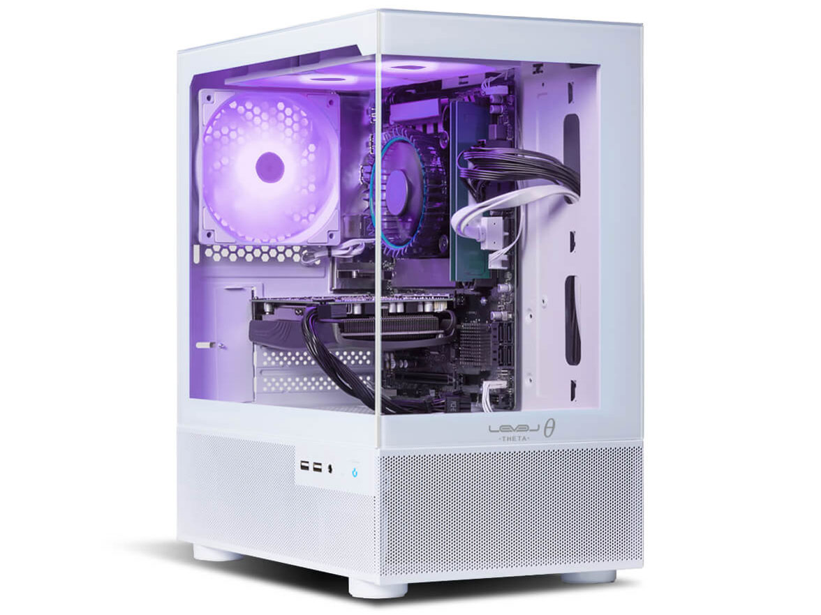 LEVEL�� Core i5 12400F�ERTX 4060�E16GB�������E500GB NVMe M.2 SSD�ELEVEL-M27M-124F-RLX [�p�X�e�� ���C���b�N/�z���C�g] �̐��i�摜