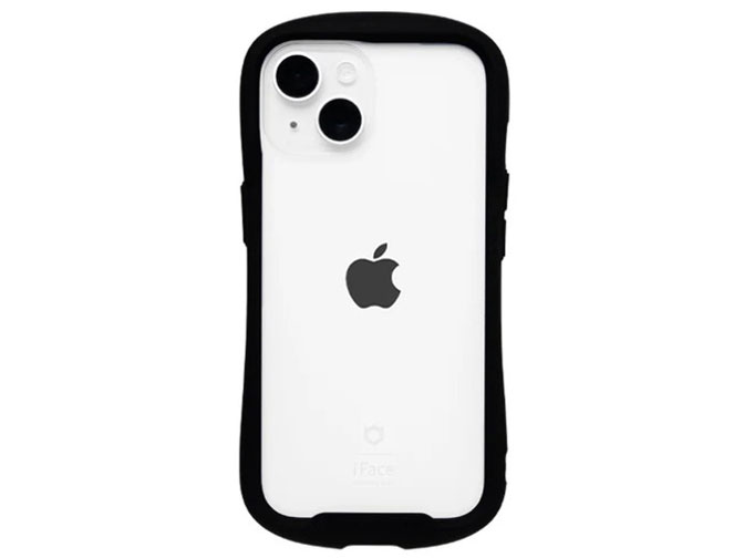 iFace Reflection Frost �����K���X�N���A�P�[�X iPhone 15�p [�u���b�N] �̐��i�摜