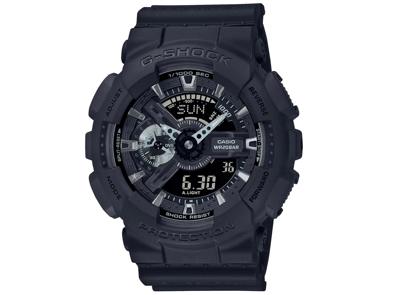 G-SHOCK 40th Anniversary REMASTER BLACK�V���[�Y ���胂�f�� GA-114RE-1A [�C�O���f��] �̐��i�摜