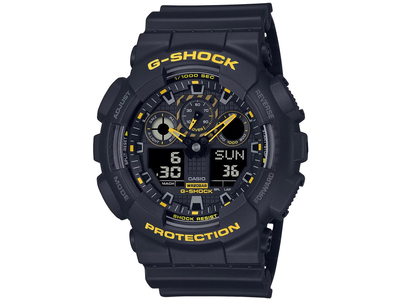 G-SHOCK Caution Yellow�V���[�Y GA-100CY-1A [�C�O���f��] �̐��i�摜