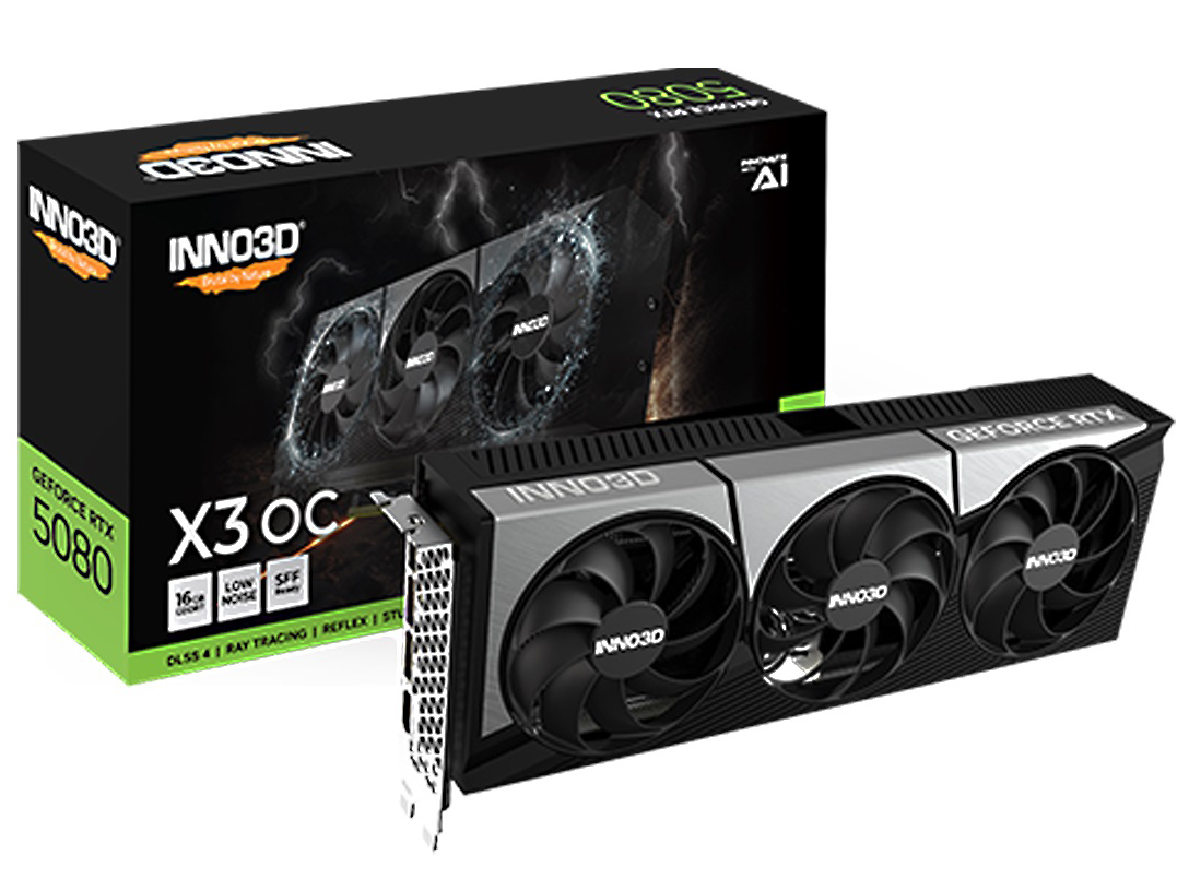 GeForce RTX 5080 X3 OC GD5080-16GERX3OC [PCIExp 16GB] �̐��i�摜