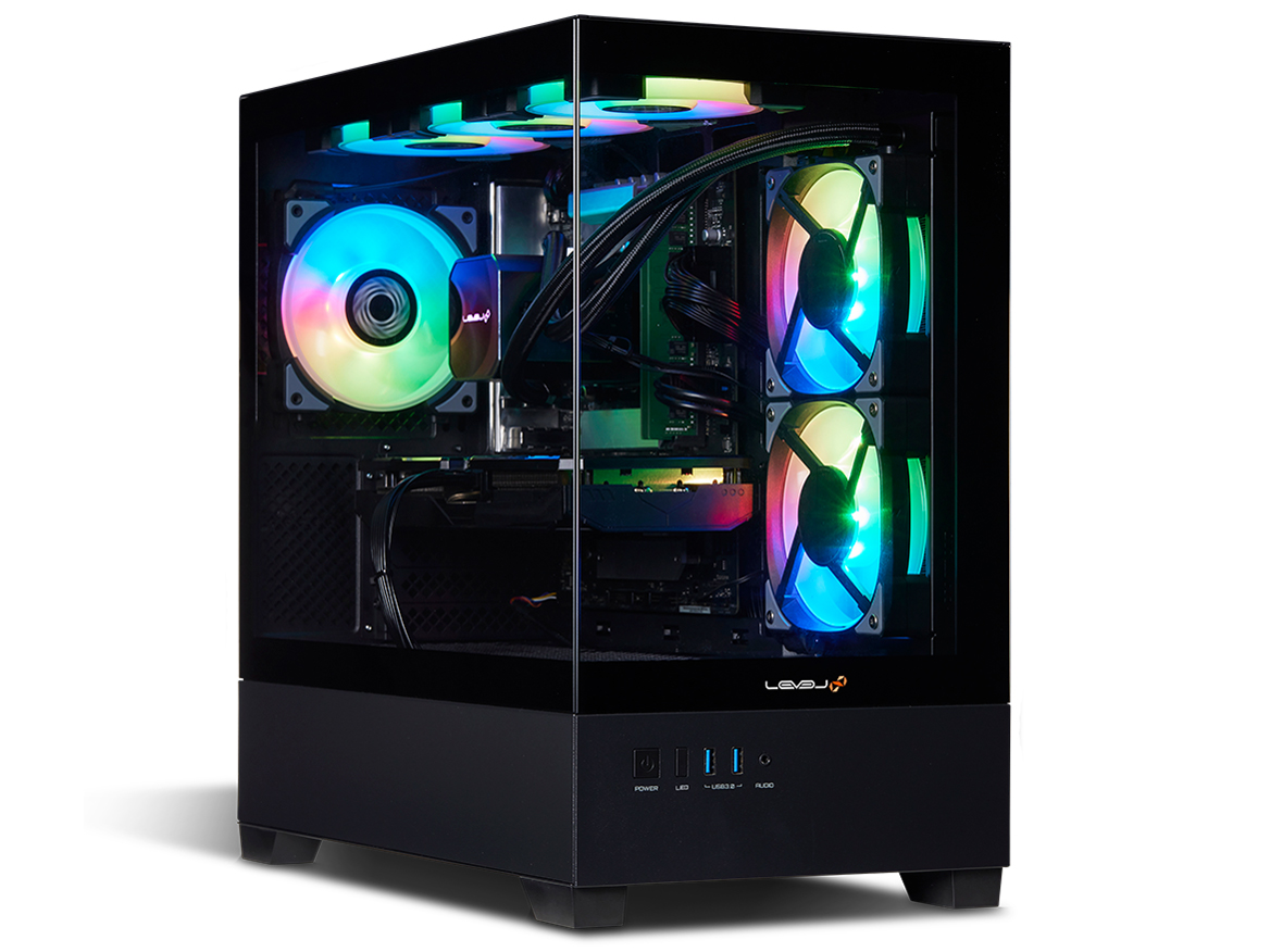 LEVEL�� Ryzen 7 7800X3D�ERTX 4060Ti�E16GB�������E1TB NVMe M.2 SSD�ELEVEL-M5A6-LCR78D-STX [RGB Build] �̐��i�摜