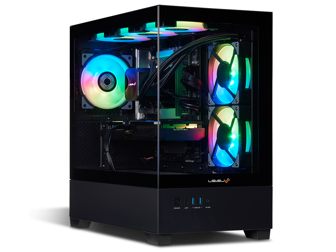 LEVEL�� Core i5 14400F�ERTX 4060Ti�E16GB�������E1TB NVMe M.2 SSD�ELEVEL-M57M-144F-SLX [RGB Build] �̐��i�摜