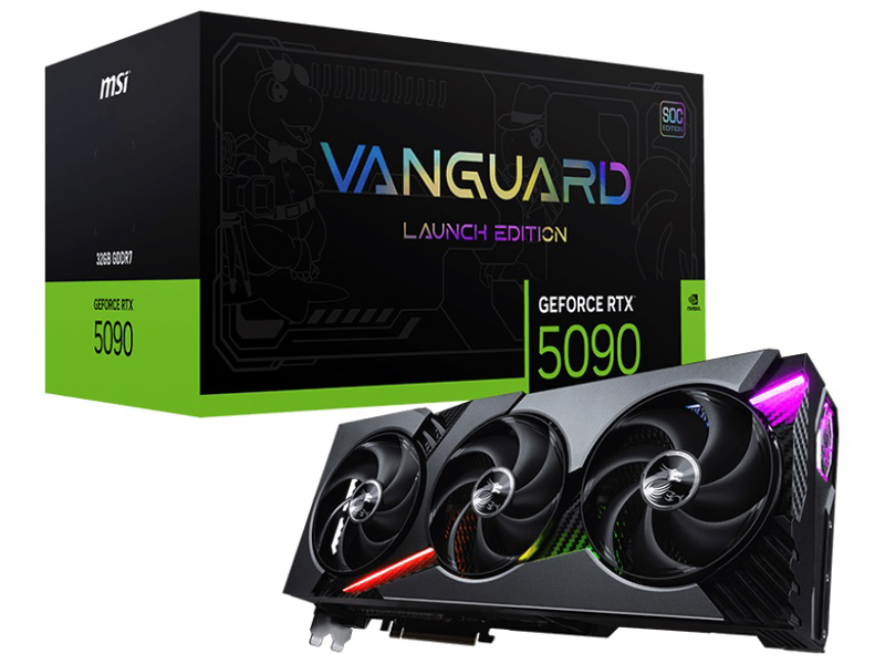 GeForce RTX 5090 32G VANGUARD SOC LAUNCH EDITION [PCIExp 32GB] �̐��i�摜