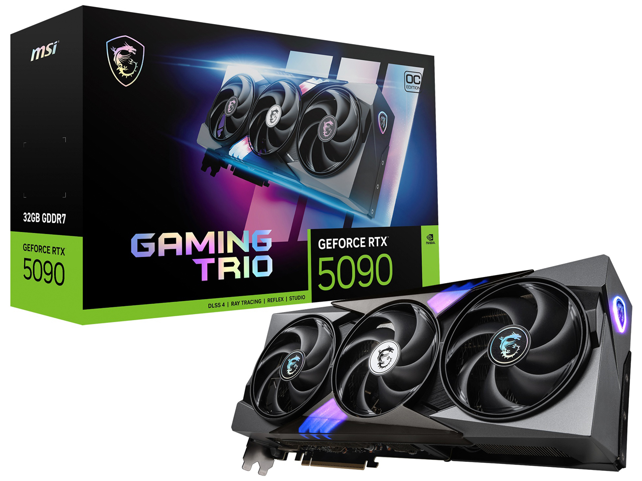 GeForce RTX 5090 32G GAMING TRIO OC [PCIExp 32GB] �̐��i�摜
