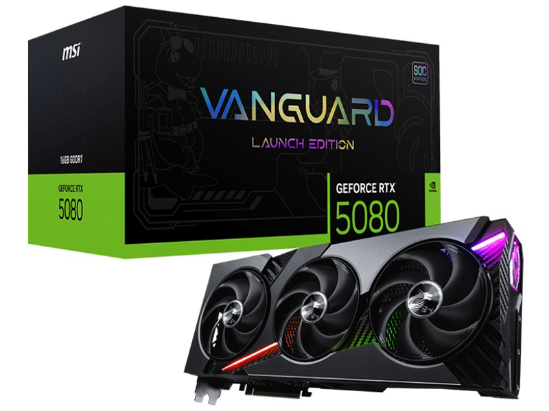 GeForce RTX 5080 16G VANGUARD SOC LAUNCH EDITION [PCIExp 16GB] �̐��i�摜