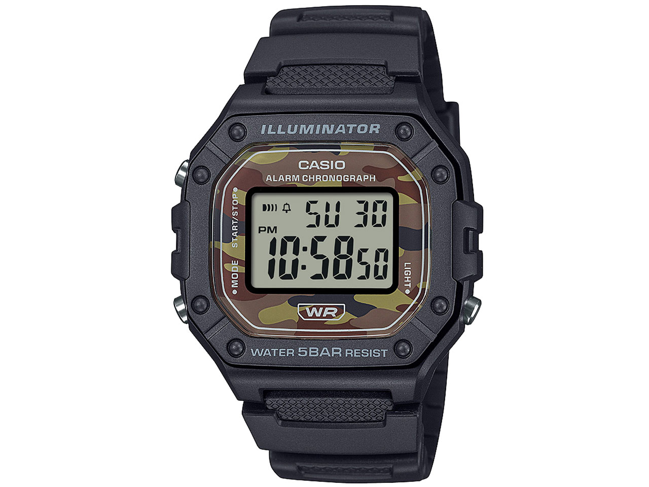 CASIO Collection STANDARD W-218H-5BJF